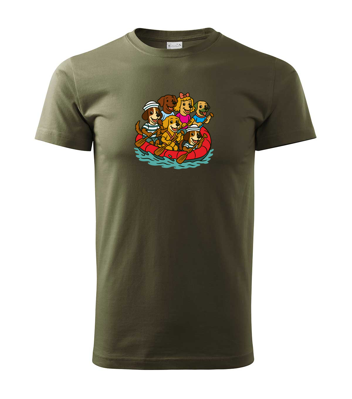 Psi na raftu - military
