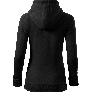 Mikina dámská Trendy Zipper černá XS