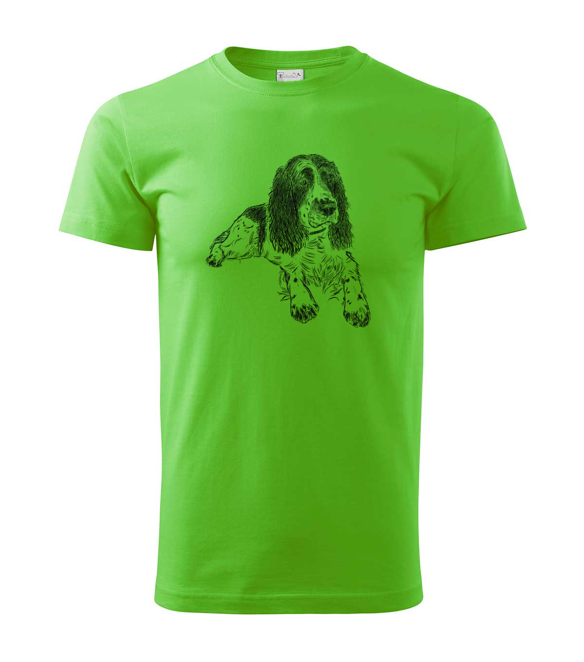 Springer Spaniel - apple green