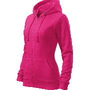 Mikina dámská Trendy Zipper purpurová XS