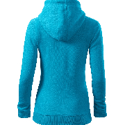Mikina dámská Trendy Zipper tyrkysová XS