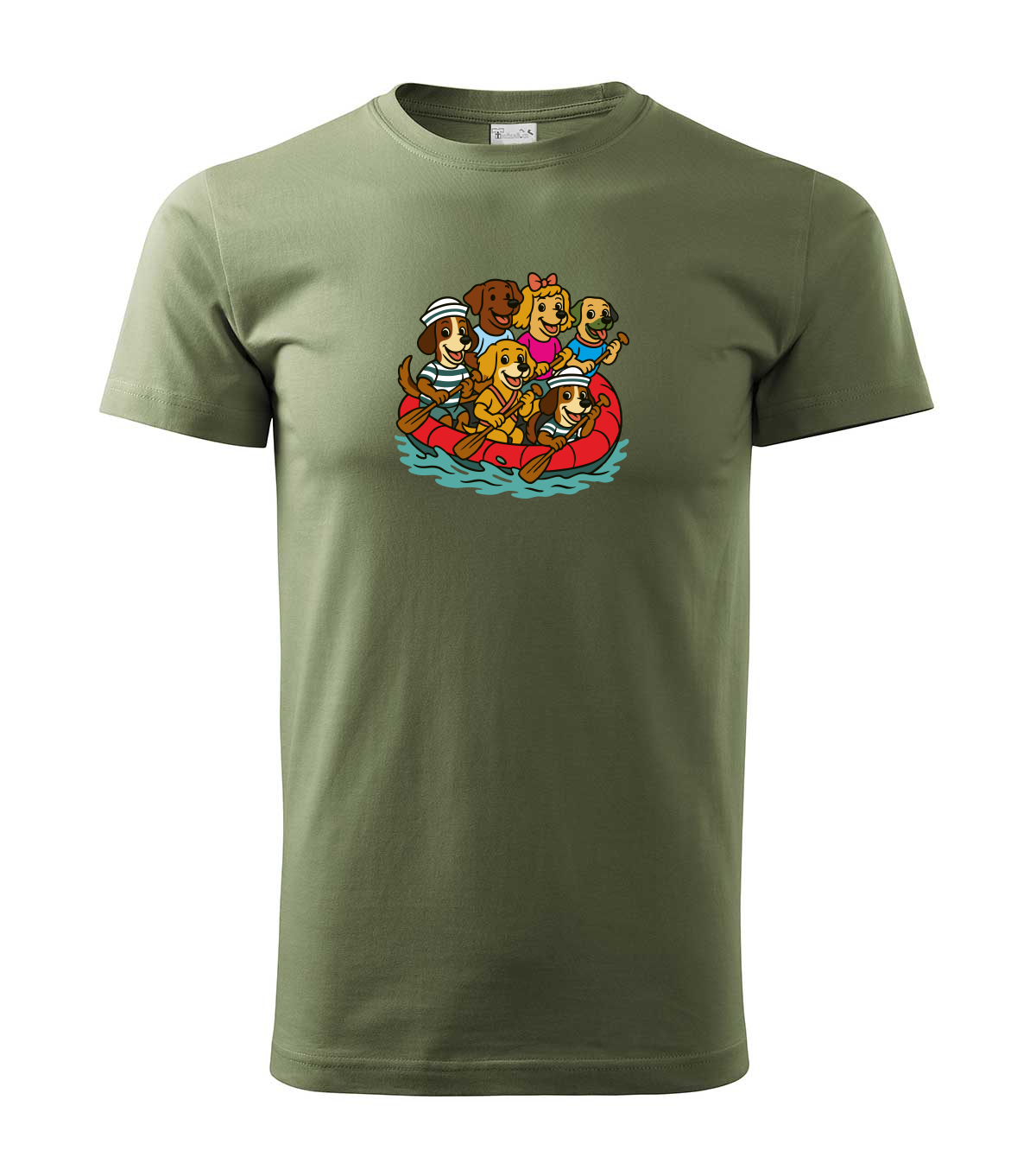 Psi na raftu - khaki