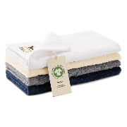 Malý ručník unisex Organic (GOTS) bílá 30 x 50 cm