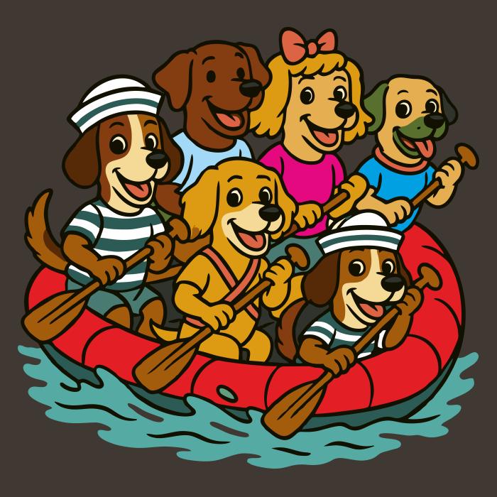 Psi na raftu - army