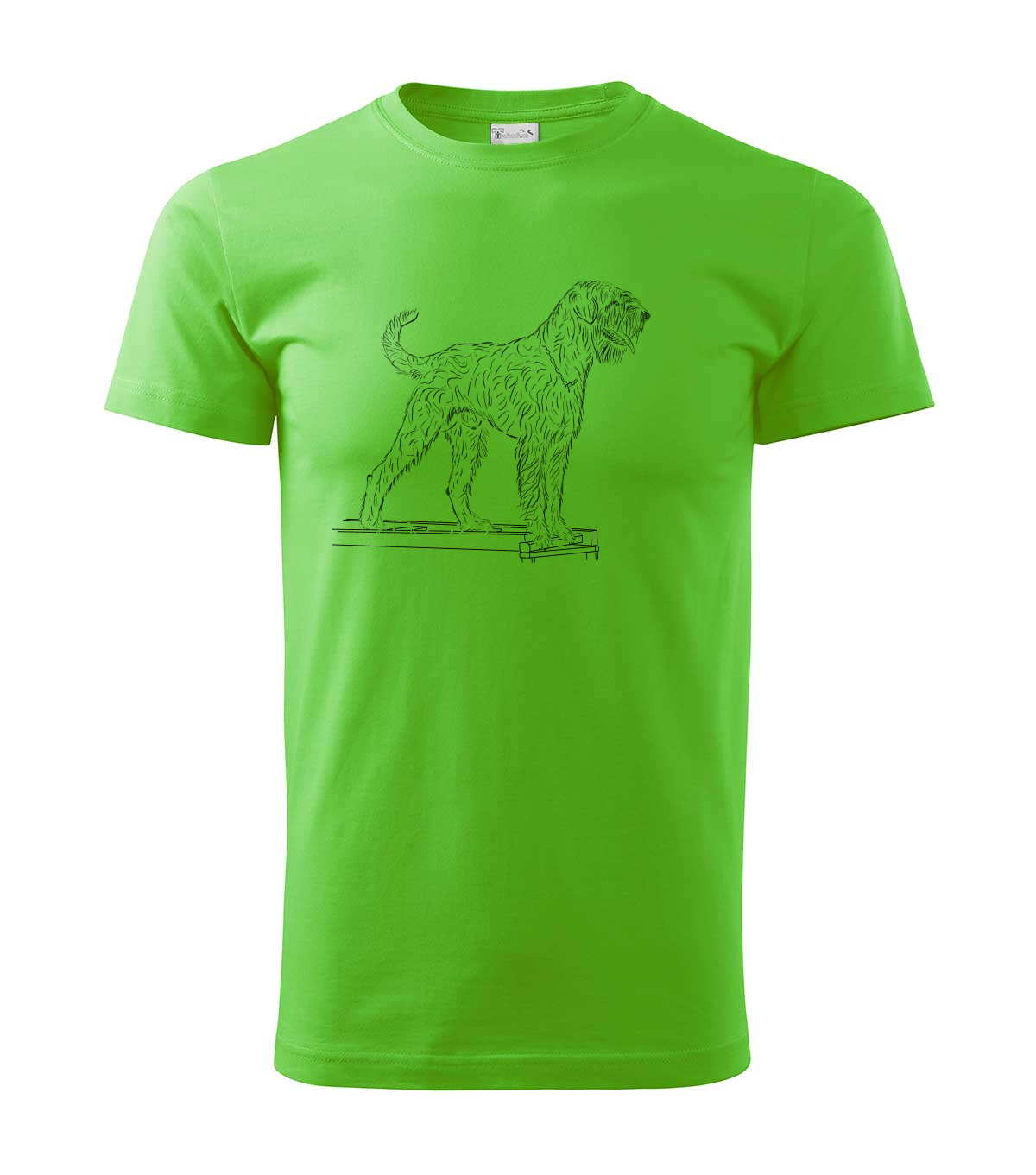 Knírač velký černý - apple green
