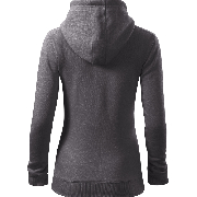 Mikina dámská Trendy Zipper ocelově šedá XS