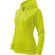 Mikina dámská Trendy Zipper limetková XS