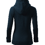 Mikina dámská Trendy Zipper námořní modrá XS