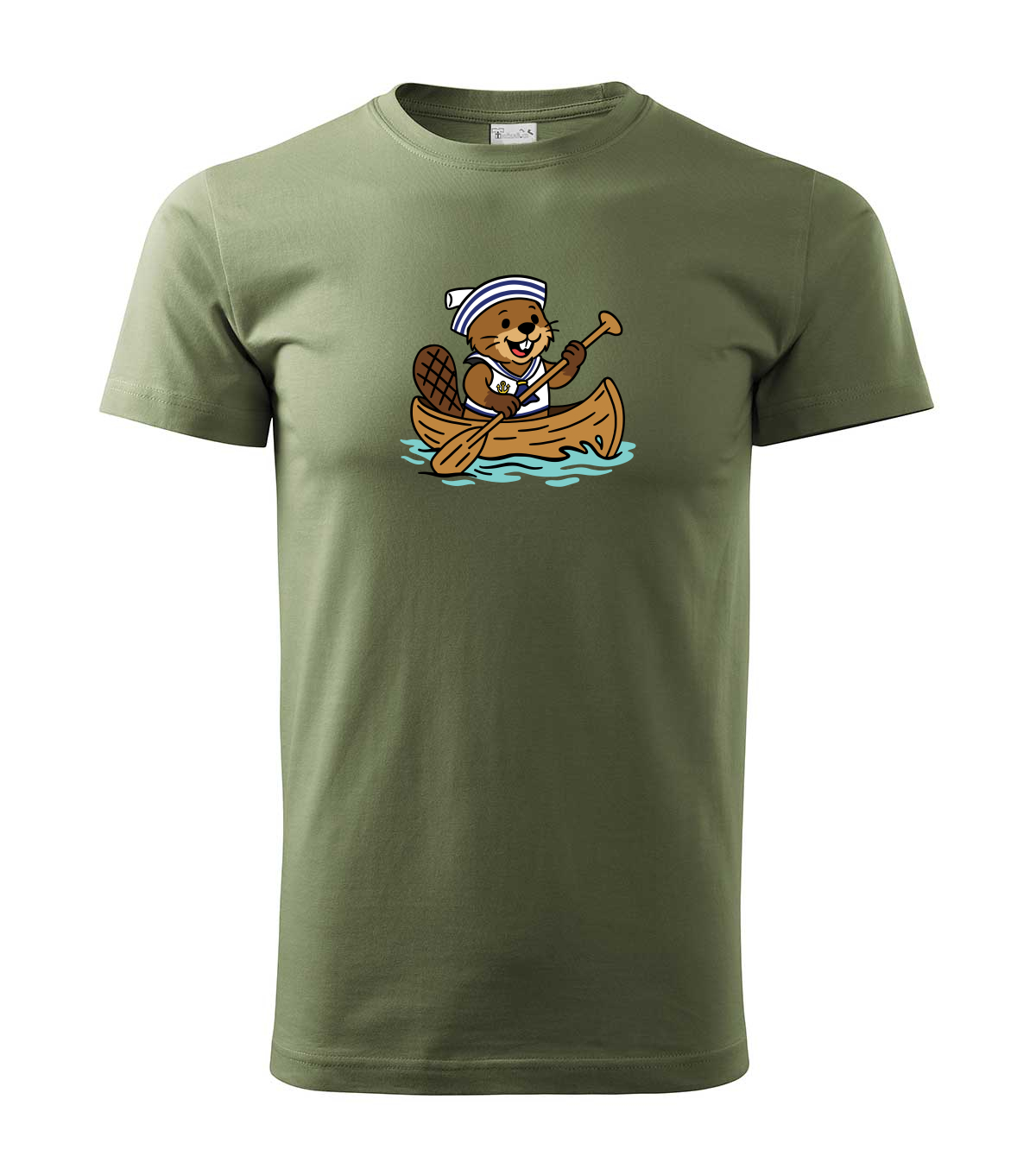 Bobr na kánoi - khaki