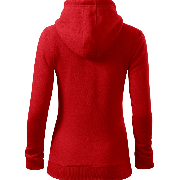 Mikina dámská Trendy Zipper červená XS